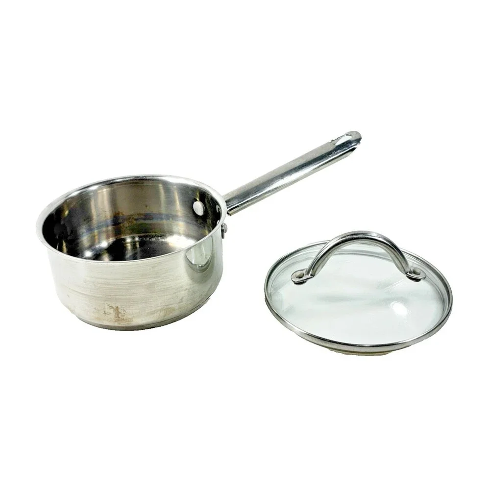 Wolfgang Puck's Cafe Collection 2 Qt 18/10 Stainless Steel Saucepan with Lid